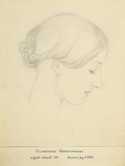Florence Nightingale Aged About 25 by Hilary Bonham Carter